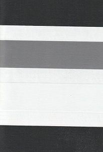 Закрытые рулонные шторы день-ночь Салерно, серый 2002 купить в Волоколамске с доставкой